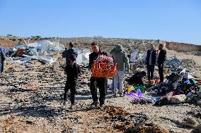 Shops Demolished in West Bank
