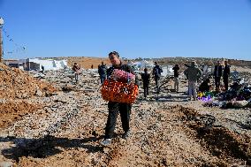 Shops Demolished in West Bank