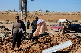 Shops Demolished in West Bank