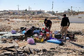 Shops Demolished in West Bank