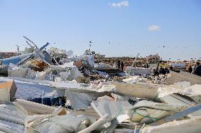 Shops Demolished in West Bank