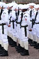 Macron Visits The 27th Mountain Infantry Brigade - Varces