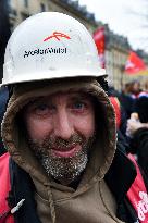 ArcelorMittal Rally in Front of the National Assembly - Paris