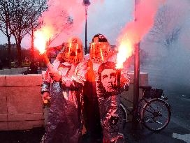 ArcelorMittal Rally in Front of the National Assembly - Paris