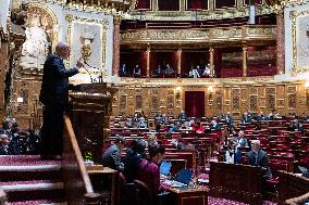 Finance Bill debate at the Senate - Paris