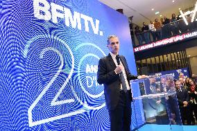 Exclusive - BFMTV 20th Anniversary - Paris