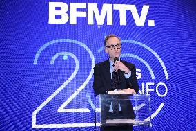 Exclusive - BFMTV 20th Anniversary - Paris