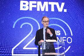 Exclusive - BFMTV 20th Anniversary - Paris