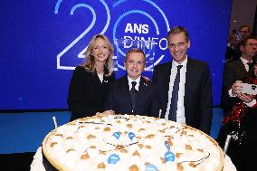 Exclusive - BFMTV 20th Anniversary - Paris