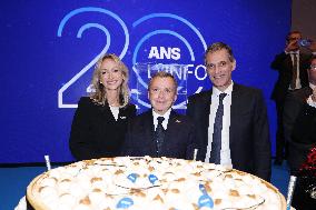 Exclusive - BFMTV 20th Anniversary - Paris