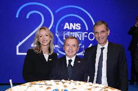 Exclusive - BFMTV 20th Anniversary - Paris