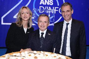 Exclusive - BFMTV 20th Anniversary - Paris