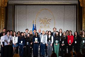 Award ceremony for the Prix Goncourt des Lyceens - Paris