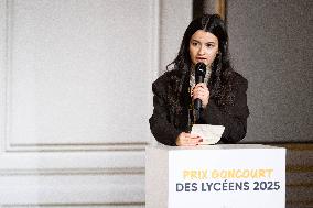 Award ceremony for the Prix Goncourt des Lyceens - Paris