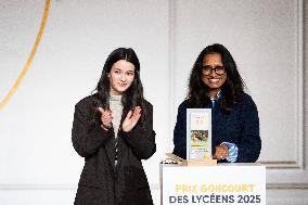 Award ceremony for the Prix Goncourt des Lyceens - Paris
