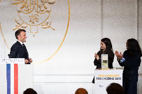 Award ceremony for the Prix Goncourt des Lyceens - Paris