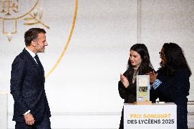 Award ceremony for the Prix Goncourt des Lyceens - Paris