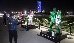 Gundam Art Exhibition at BANDAI NAMCO Carnival in Shanghai