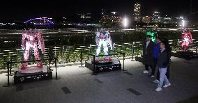 Gundam Art Exhibition at BANDAI NAMCO Carnival in Shanghai