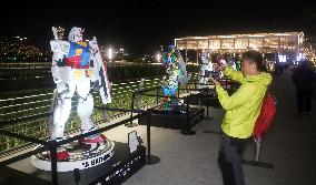Gundam Art Exhibition at BANDAI NAMCO Carnival in Shanghai
