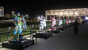 Gundam Art Exhibition at BANDAI NAMCO Carnival in Shanghai