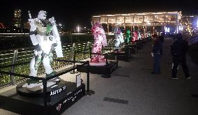Gundam Art Exhibition at BANDAI NAMCO Carnival in Shanghai