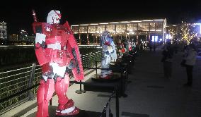 Gundam Art Exhibition at BANDAI NAMCO Carnival in Shanghai