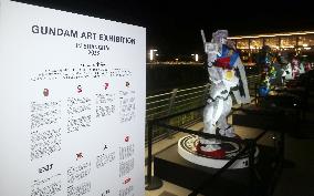 Gundam Art Exhibition at BANDAI NAMCO Carnival in Shanghai