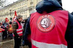 Demonstration of The CGT for The Nationalization of Arcelor Mittal - Paris