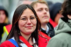 Demonstration of The CGT for The Nationalization of Arcelor Mittal - Paris