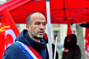 Demonstration of The CGT for The Nationalization of Arcelor Mittal - Paris