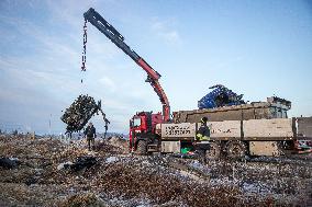 Train-truck collision