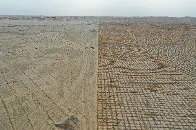 China Expands Green Belt Around Its Largest Desert