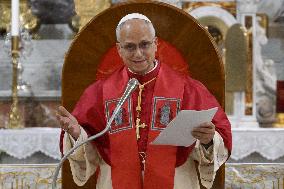Pope Leo XIV At Istanbul Cathedral - Turkiye