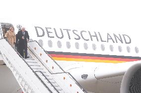 German President arrives in the Basque Country - Spain