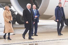 German President arrives in the Basque Country - Spain