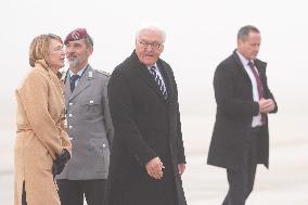 German President arrives in the Basque Country - Spain