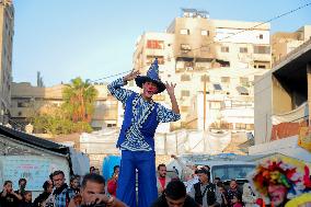 Recreational Event For Palestinian Children in Rashad Al Shawwa - Gaza