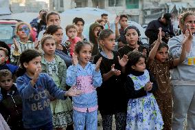 Recreational Event For Palestinian Children in Rashad Al Shawwa - Gaza