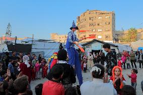 Recreational Event For Palestinian Children in Rashad Al Shawwa - Gaza