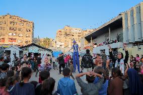 Recreational Event For Palestinian Children in Rashad Al Shawwa - Gaza