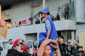 Recreational Event For Palestinian Children in Rashad Al Shawwa - Gaza