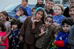 Recreational Event For Palestinian Children in Rashad Al Shawwa - Gaza