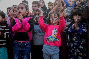 Recreational Event For Palestinian Children in Rashad Al Shawwa - Gaza