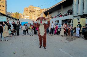 Recreational Event For Palestinian Children in Rashad Al Shawwa - Gaza