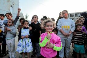 Recreational Event For Palestinian Children in Rashad Al Shawwa - Gaza