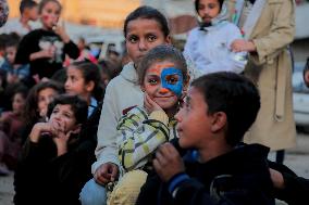 Recreational Event For Palestinian Children in Rashad Al Shawwa - Gaza