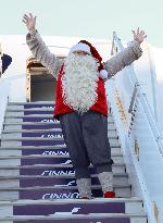 Santa Claus arrives in Japan
