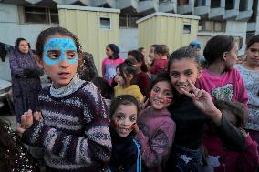 Recreational Event For Palestinian Children in Rashad Al Shawwa - Gaza