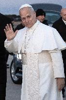 Pope Leo XIV Boards Plane On His Way To Turkey - Rome